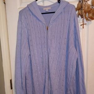 Women's Plus Size Hooded Sweater